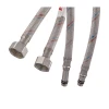 Гибкие шланги для смесителя гайка 1/2'' - Штуцер M10 (40 см) 2 шт (силик. оболочка) Zerix (ZX3028)