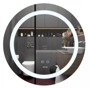 Дзеркало Mixxus PLAIN MC03-60 з LED Touch, Anti-fog, димером, регулюванням яскравості (MI6662)