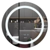 Дзеркало Mixxus PLAIN MC02-60-CASE з LED Touch, Anti-fog, димером, рег. яскравості, годинником (MI6661)