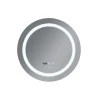 Дзеркало Mixxus PLAIN MC02-60-CASE з LED Touch, Anti-fog, димером, рег. яскравості, годинником (MI6661)