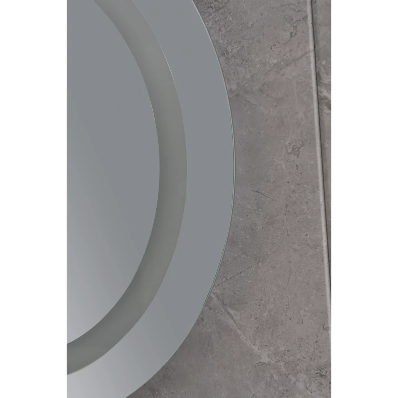 Дзеркало Mixxus Plain MC02-60 (годинник, LED-підсвічування, антизапотівання) (MI6012)