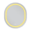 Дзеркало Mixxus Premium ELLIPSE MV05-80x70-REVERSE WHITE (LED Touch, Anti-fog, димер (3-6kK)) (MP6645)