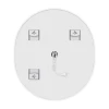 Дзеркало Mixxus Premium ELLIPSE MV05-80x70-REVERSE WHITE (LED Touch, Anti-fog, димер (3-6kK)) (MP6645)