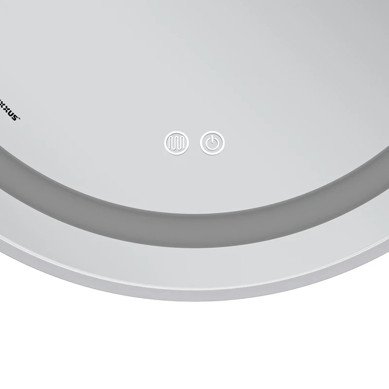 Дзеркало Mixxus Premium ELLIPSE MV05-80x70-REVERSE WHITE (LED Touch, Anti-fog, димер (3-6kK)) (MP6645)
