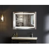 Зеркало Mixxus Light MR01-80x60 (часы, LED-подсветка, антизапотевание) (MI5998)