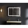 Зеркало Mixxus Light MR01-80x60 (часы, LED-подсветка, антизапотевание) (MI5998)