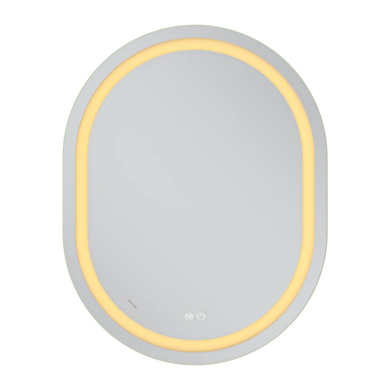 Дзеркало Mixxus Premium ELLIPSE MV05-90x70-REVERSE (LED Touch, Anti-fog, димер (3-6,5kK)) (MP6644)
