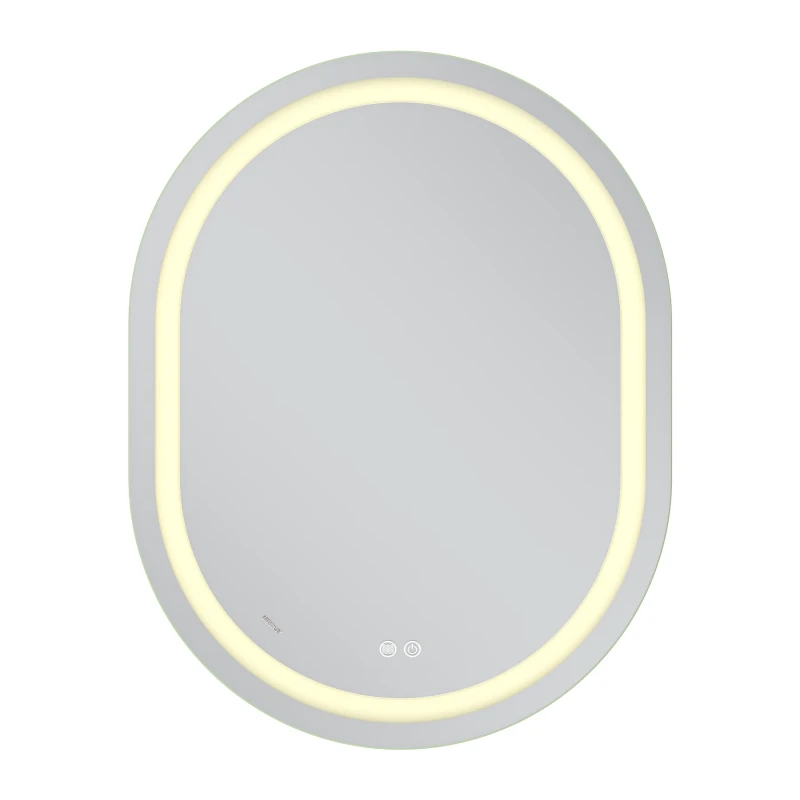 Дзеркало Mixxus Premium ELLIPSE MV05-90x70-REVERSE (LED Touch, Anti-fog, димер (3-6,5kK)) (MP6644)