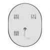Дзеркало Mixxus Premium ELLIPSE MV05-90x70-REVERSE (LED Touch, Anti-fog, димер (3-6,5kK)) (MP6644)