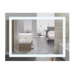 Дзеркало Mixxus Warm MR02-100x60 (годинник, LED-підсвічування, антизапотівання) (MI6003)