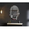 Дзеркало Mixxus Plain MV02-50x70 (годинник, LED-підсвічування, антизапотівання) (MI6010)