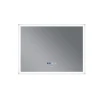 Дзеркало Mixxus FLAT MR04-100x60 з LED Touch, Anti-fog, димером, регулюванням яскравості, годинником (MI6008)