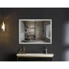 Дзеркало Mixxus FLAT MR04-100x60 з LED Touch, Anti-fog, димером, регулюванням яскравості, годинником (MI6008)