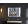 Зеркало Mixxus Style MR03-90x70 (часы, LED-подсветка, антизапотевание) (MI6007)