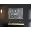 Зеркало Mixxus Style MR03-90x70 (часы, LED-подсветка, антизапотевание) (MI6007)