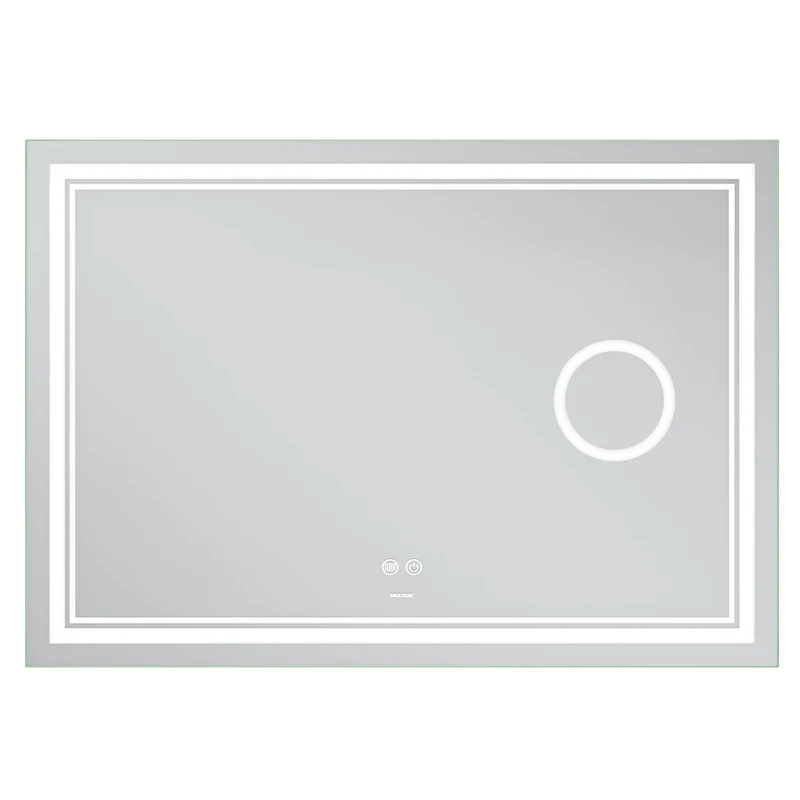 Дзеркало Mixxus Premium QUADRO MR20-100x70 (LED Touch, Anti-fog, димер, лінза) (MP6622)