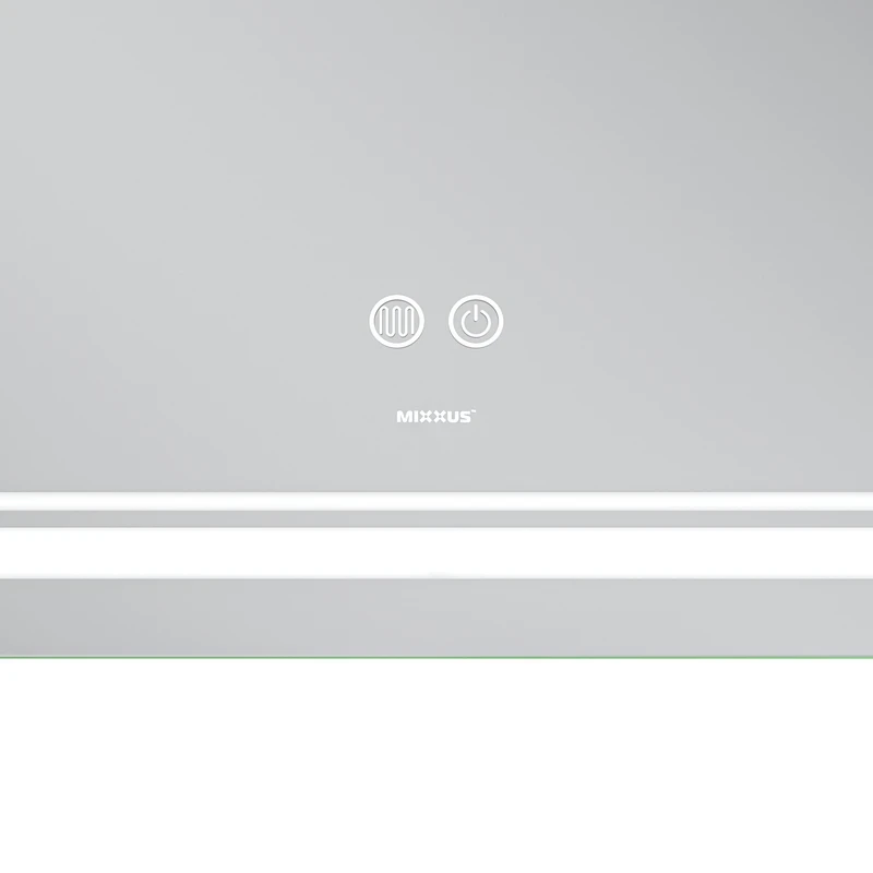 Дзеркало Mixxus Premium QUADRO MR20-100x70 (LED Touch, Anti-fog, димер, лінза) (MP6622)