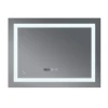 Зеркало Mixxus Warm MR02-100x60 (часы, LED-подсветка, антизапотевание) (MI6003)