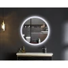 Дзеркало Mixxus PLAIN MC10-80 з LED Touch, Anti-fog, димером, регулюванням яскравості, годинником (MI6932)
