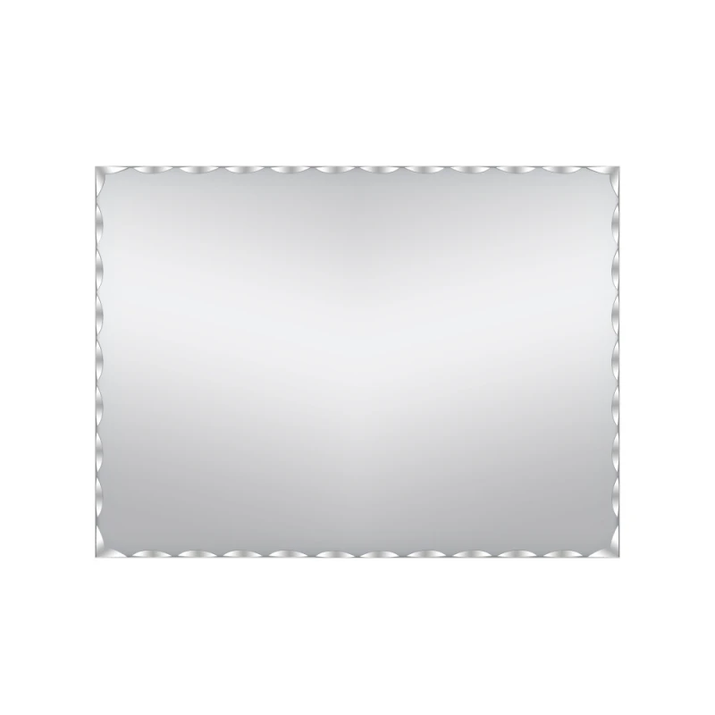 Дзеркало настінне Zerix KUBIX MRZ06-450x600-REVERSE прямокутне з декором (ZX5633)