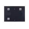 Дзеркало настінне Zerix KUBIX MRZ06-450x600-REVERSE прямокутне з декором (ZX5633)