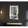 Зеркало Mixxus Hard MR06-50x80 (часы, LED-подсветка, антизапотевание) (MI6011)