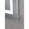 Дзеркало Mixxus HARD MR06-50x80-CASE з LED Touch, Anti-fog, димером, рег. яскравості, годинником (MI6657)