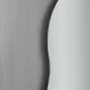 Зеркало настенное Zerix MIRRA MRZ02-600x850x105 прямоугольное с дугообразным верхом, фигурными боками и полкой (ZX5620)