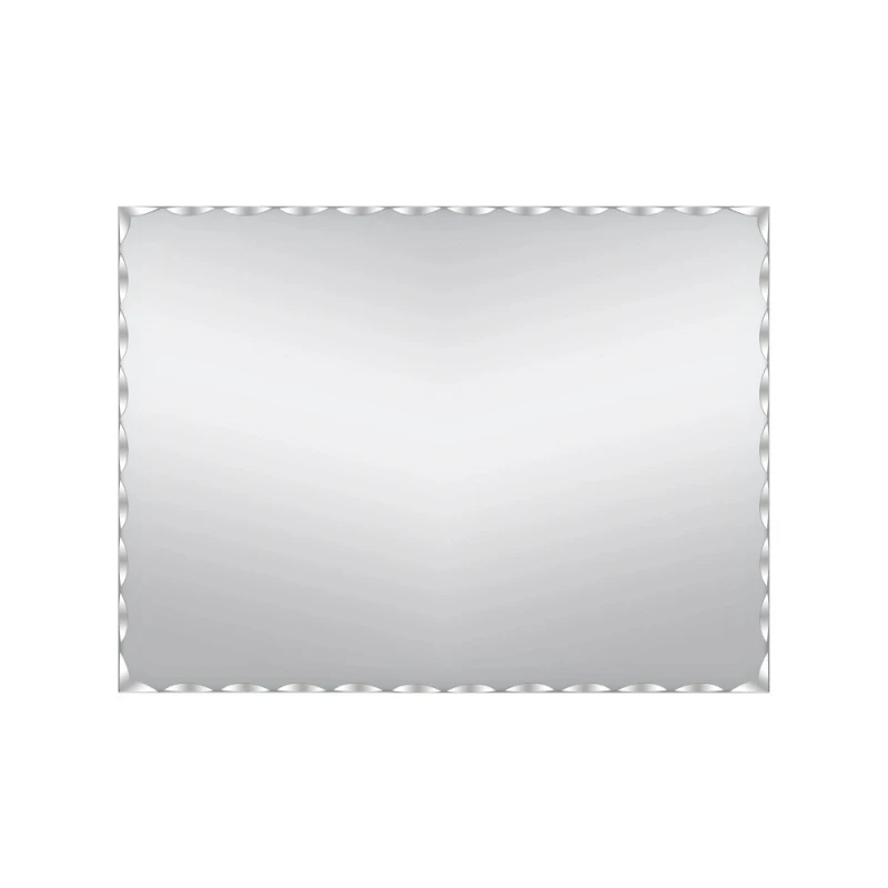 Дзеркало настінне Zerix KUBIX MRZ06-450x600 прямокутне з декором (ZX5948)