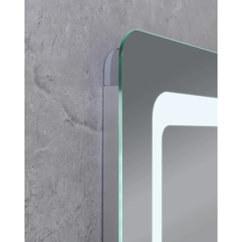 Дзеркало Mixxus TWEE MR09-80x60-REVERSE з LED Touch, Anti-fog, димером, регулюванням яскравості (MI6660)