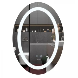 Дзеркало Mixxus PLAIN MV03-50x70 з LED Touch, Anti-fog, димером, рег. яскравості (MI6664)