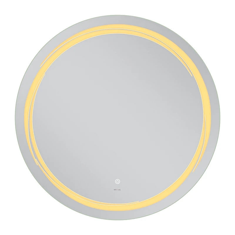 Дзеркало Mixxus Premium WAVE MC04-90 (LED Touch, Anti-fog, димер (3-6,5kK)) (MP6637)