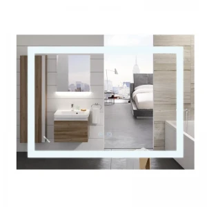 Зеркало Mixxus WARM MR12-80x70-REVERSE с LED Touch, Anti-fog, димером, регулировкой яркости (MI6936)