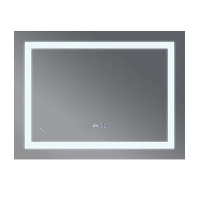 Дзеркало Mixxus WARM MR12-70x50-REVERSE з LED Touch, Anti-fog, димером, регулюванням яскравості (MI6670)