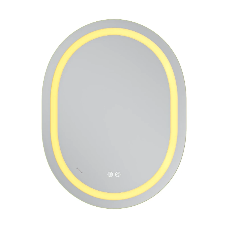 Дзеркало Mixxus Premium ELLIPSE MV05-80x60-REVERSE (LED Touch, Anti-fog, димер (3-6,5kK)) (MP6642)