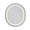 Дзеркало Mixxus Premium ELLIPSE MV05-80x70-REVERSE BLACK (LED Touch, Anti-fog, димер(3-6kK))(MP6646)