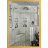 Зеркало настенное Zerix FONTE MRZ09-700x850-REVERSE GOLD прямоугольное в золотой раме (ZX5639)