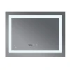 Дзеркало Mixxus Warm MR02-120x80 (годинник, LED-підсвічування, антизапотівання) (MI6001)