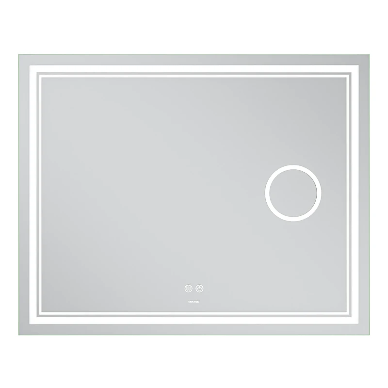 Дзеркало Mixxus Premium QUADRO MR20-100x80 (LED Touch, Anti-fog, димер, лінза) (MP6623)