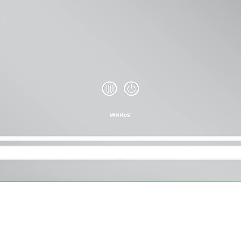 Дзеркало Mixxus Premium QUADRO MR20-100x80 (LED Touch, Anti-fog, димер, лінза) (MP6623)
