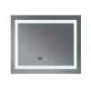 Зеркало Mixxus WARM MR02-80x80 с LED Touch, Anti-fog, димером, регулировкой яркости, часами (MI6934)