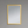 Зеркало настенное Zerix FONTE MRZ09-700x850-REVERSE GOLD прямоугольное в золотой раме (ZX5639)