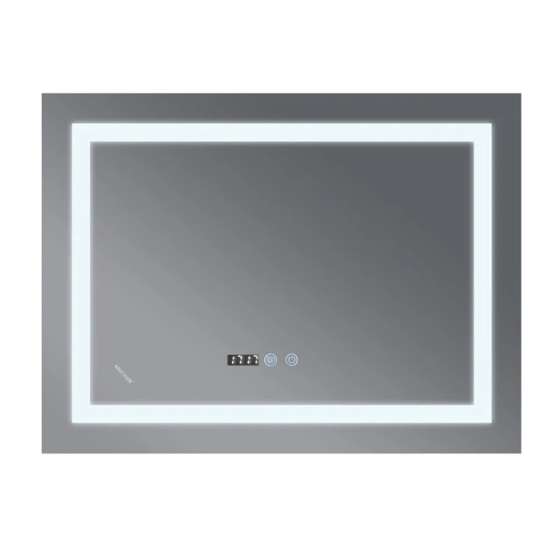Дзеркало Mixxus Warm MR02-100x70 (годинник, LED-підсвічування, антизапотівання) (MI6002)