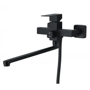 Смеситель для ванны из нерж. стали SUS304 (Цв. черный) Mixxus KUB-006 (Euro) Black (MI6151)