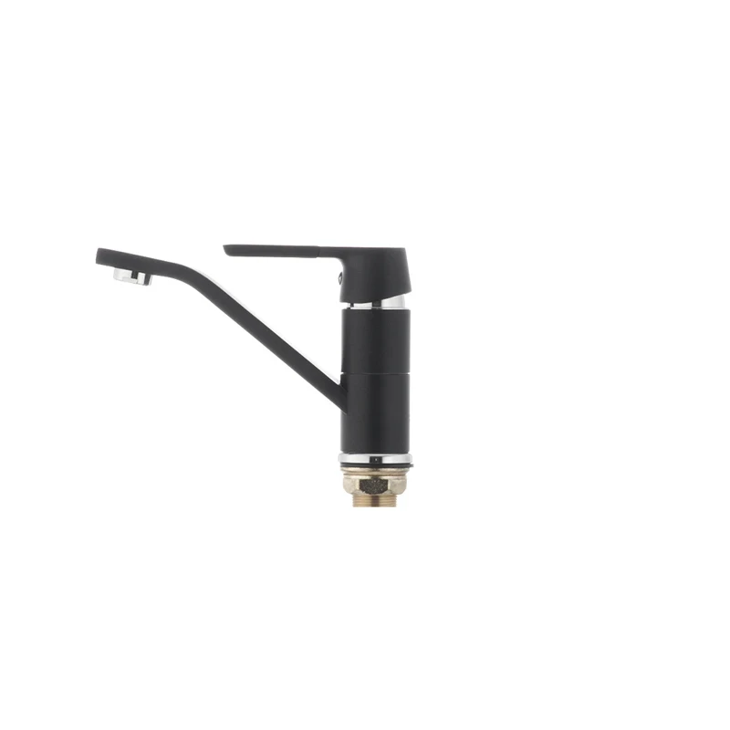 Змішувач для умивальника Mixxus Premium TIGER 555 (виливши 15 см) чорний (MI0568)