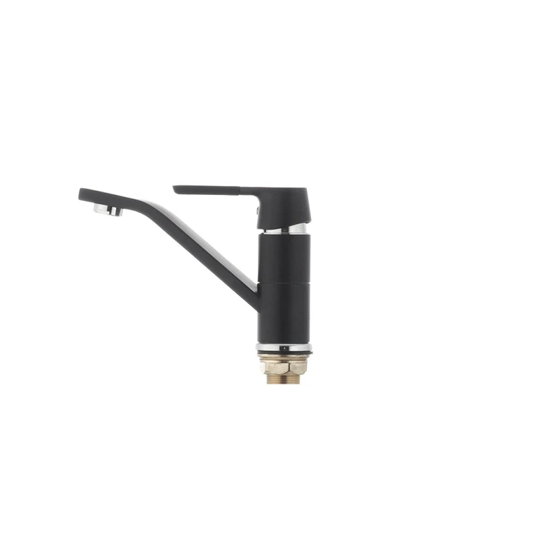 Змішувач для умивальника Mixxus Premium TIGER 555 (виливши 15 см) чорний (MI0568)