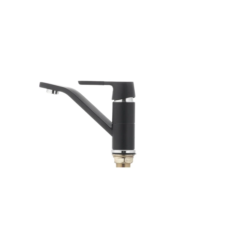 Змішувач для умивальника Mixxus Premium TIGER 555 (виливши 15 см) чорний (MI0568)