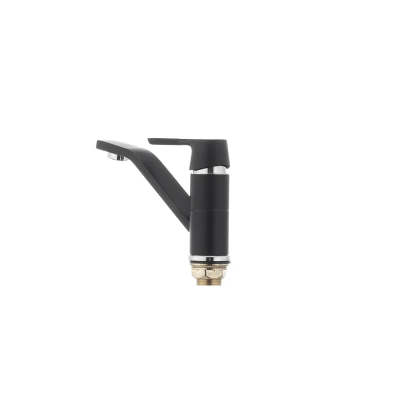 Змішувач для умивальника Mixxus Premium TIGER 555 (виливши 15 см) чорний (MI0568)