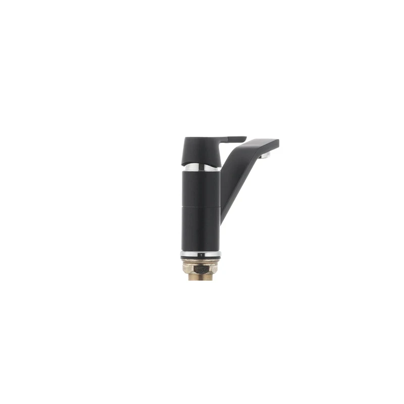 Змішувач для умивальника Mixxus Premium TIGER 555 (виливши 15 см) чорний (MI0568)