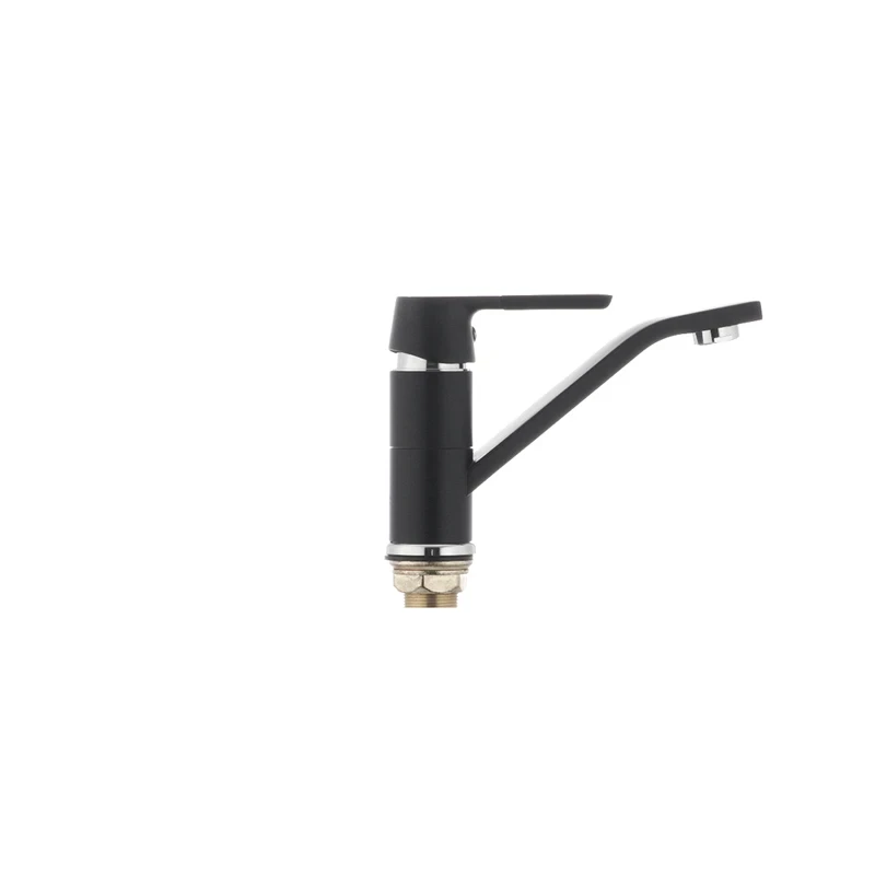 Змішувач для умивальника Mixxus Premium TIGER 555 (виливши 15 см) чорний (MI0568)